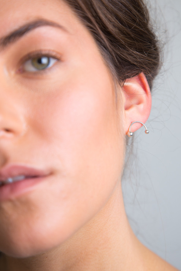 Katrine Kristensen - Silver Rainbow Earring Single Katrine Kristensen - Silver Rainbow Earring Single