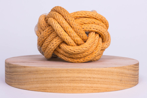 Tanya Aguiñiga - Knotted Rope Bracelet - Orange Tanya Aguiñiga - Knotted Rope Bracelet - Orange