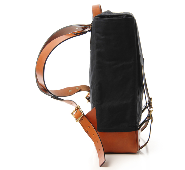 Southern Field Industries Black and Tan San Francisco Rucksack Southern Field Industries Black and Tan San Francisco Rucksack
