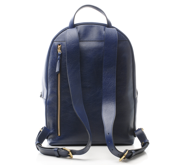 Lotuff Leather Indigo Zipper Backpack Lotuff Leather Indigo Zipper Backpack