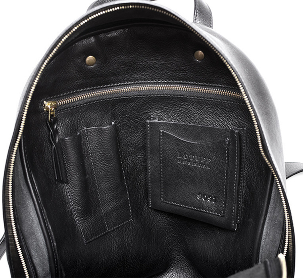 Lotuff Leather Indigo Zipper Backpack Lotuff Leather Indigo Zipper Backpack