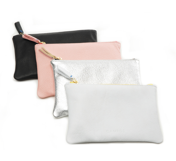 Campos Small Clutch In Silver Campos Small Clutch In Silver