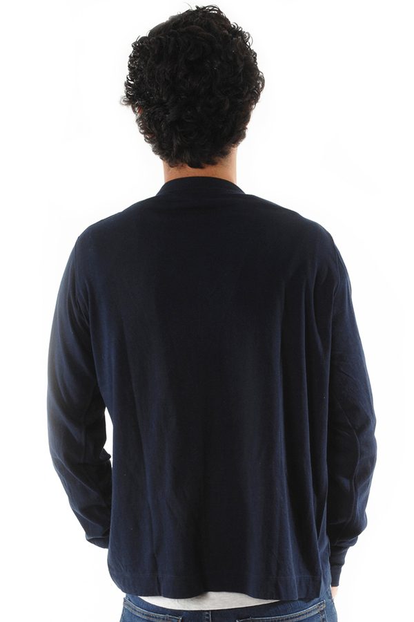 Men's FilMelange Deep Navy Dominic Cardigan Men's FilMelange Deep Navy Dominic Cardigan