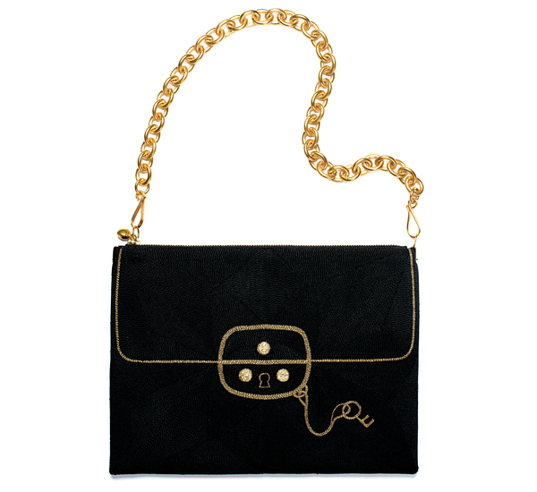 Anne Grand-clément Viscose Medium Coco Pouch Anne Grand-clément Viscose Medium Coco Pouch