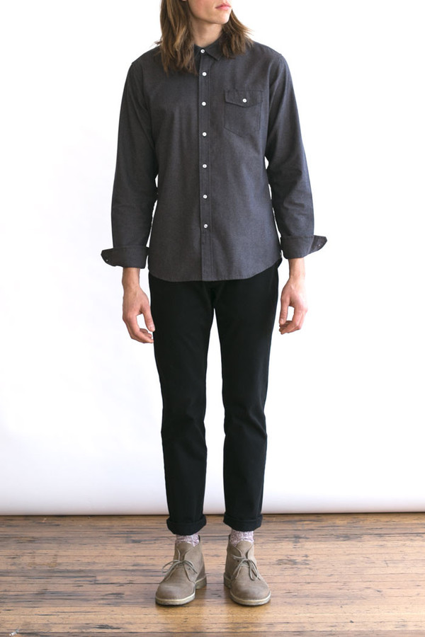 Men's Bridge & Burn Clinton Linen Chambray Men's Bridge & Burn Clinton Linen Chambray