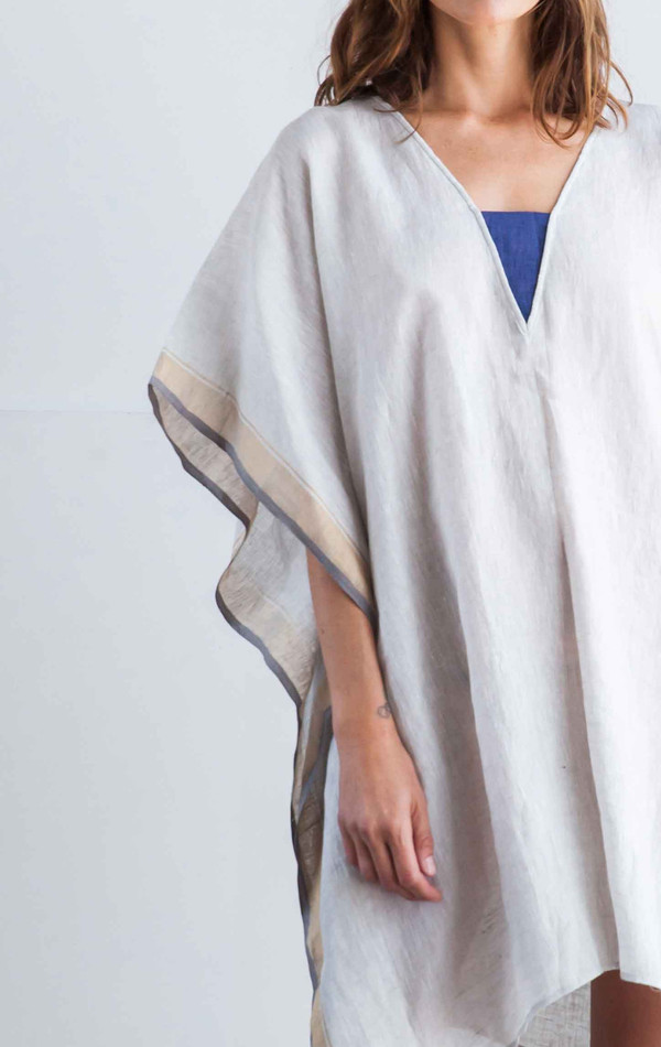 Two Linen vbandeau caftan Two Linen vbandeau caftan