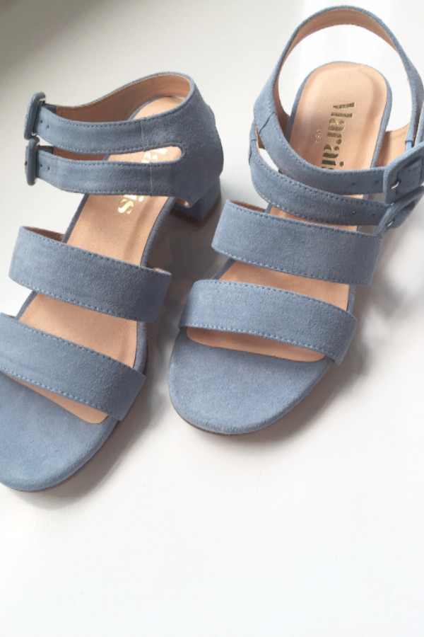 Marais USA Jardin Heel / Blue Suede Marais USA Jardin Heel / Blue Suede