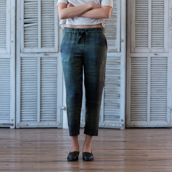 Raquel Allegra Charmeuse Slouchy Pant Raquel Allegra Charmeuse Slouchy Pant