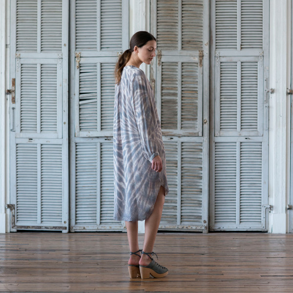 Raquel Allegra Tie Dye Shirt Dress Raquel Allegra Tie Dye Shirt Dress
