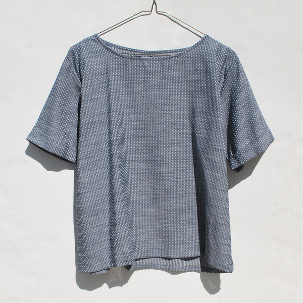 Me & Arrow Square Top Dot Chambray Me & Arrow Square Top Dot Chambray