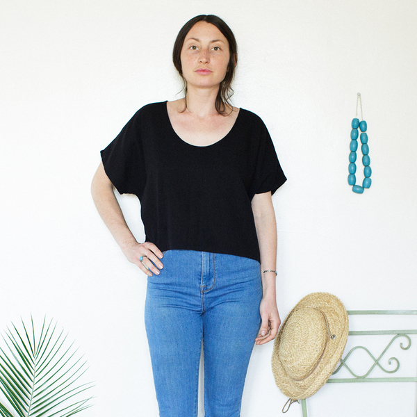 Unknown Crop Top<br>Black Unknown Crop Top<br>Black
