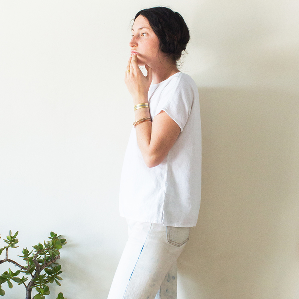Unknown Basic Tee <br>White Unknown Basic Tee <br>White