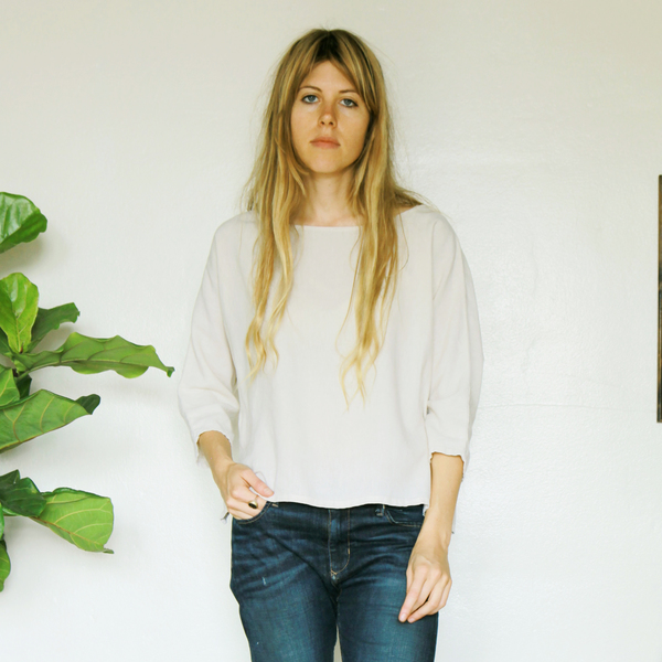 Unknown Dolman 3/4 Sleeve Top<br>Ivory Unknown Dolman 3/4 Sleeve Top<br>Ivory