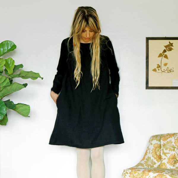 Unknown LS Basic Dress<br>Black Unknown LS Basic Dress<br>Black
