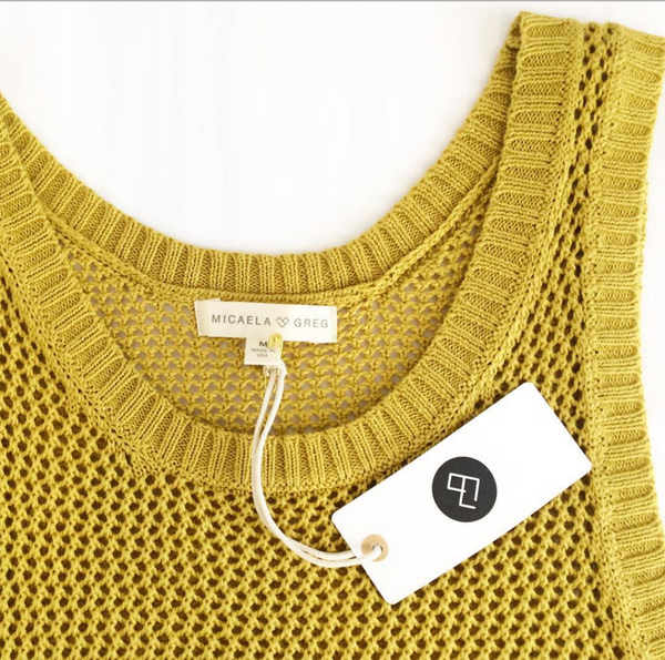 Micaela Greg Citron Mesh Tank Micaela Greg Citron Mesh Tank