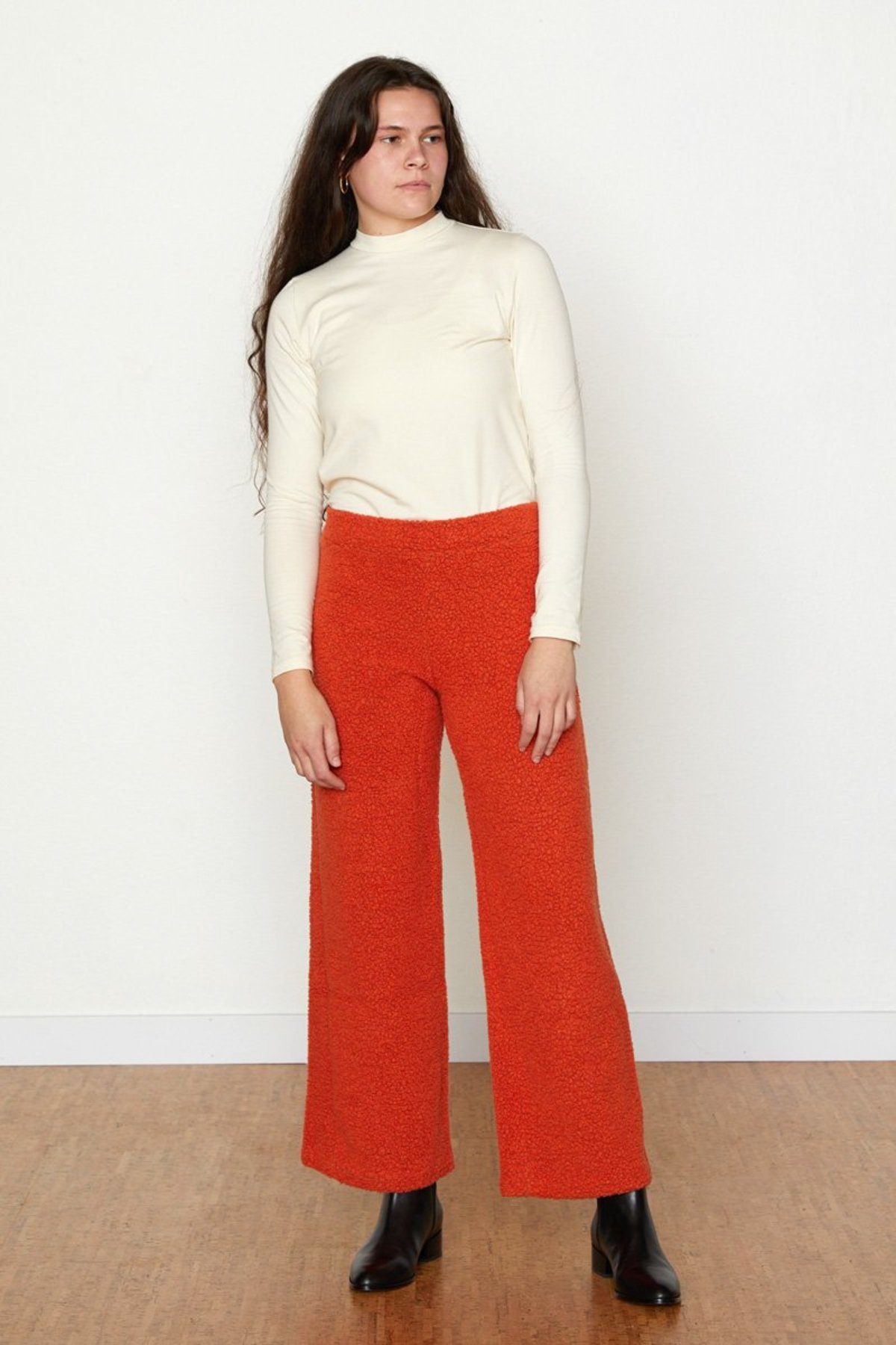 Rita Row Fuzzy Pants - Orange | Garmentory