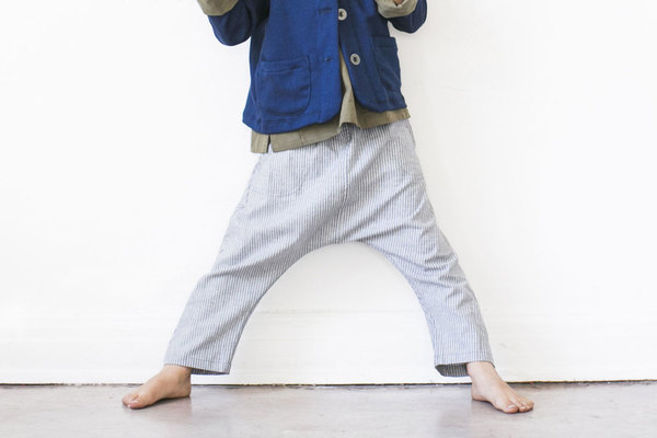 pietsie ez Pant in Gray Stripe pietsie ez Pant in Gray Stripe