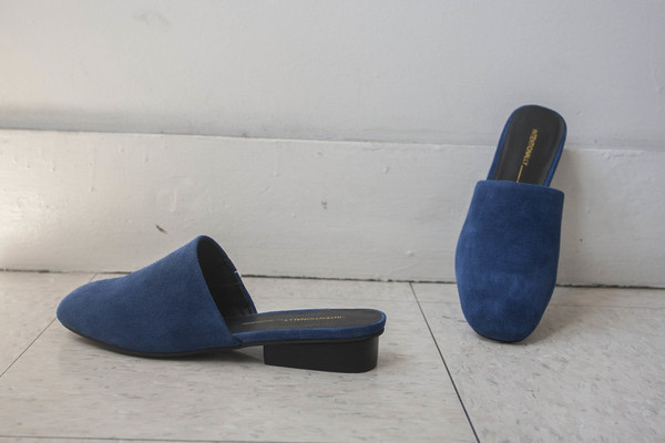 Intentionally Blank TOUCH in BLUE SUEDE Intentionally Blank TOUCH in BLUE SUEDE