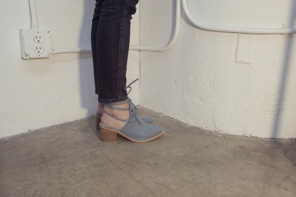 Intentionally Blank BUTTON in LITE BLUE DENIM Intentionally Blank BUTTON in LITE BLUE DENIM