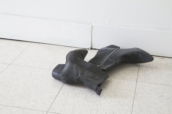 Intentionally Blank MIDNIGHT boot in GREY suede Intentionally Blank MIDNIGHT boot in GREY suede