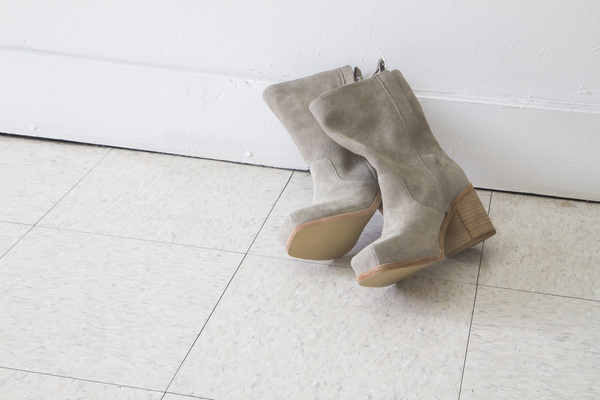 Intentionally Blank PONCHO boot in GREY suede Intentionally Blank PONCHO boot in GREY suede