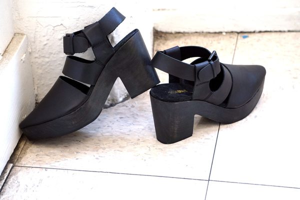 Intentionally Blank STROLLS clog in BLACK Intentionally Blank STROLLS clog in BLACK