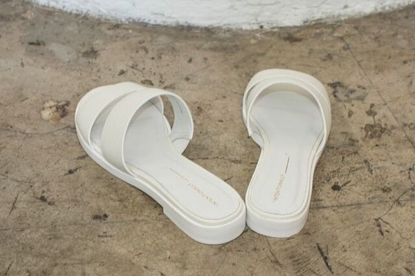 Intentionally Blank RITZ in WHITE LEATHER Intentionally Blank RITZ in WHITE LEATHER