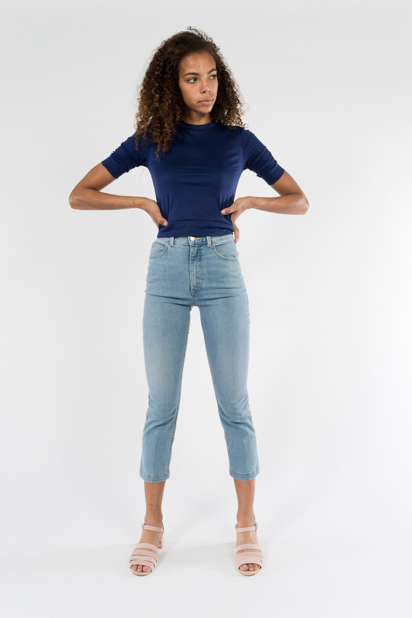 Maryam Nassir Zadeh Piera Button T-Shirt Maryam Nassir Zadeh Piera Button T-Shirt