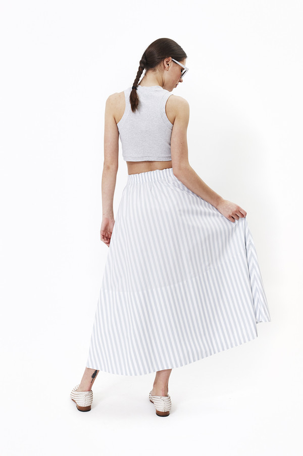 Mr. Larkin Lauren Skirt (Grey Stripe) Mr. Larkin Lauren Skirt (Grey Stripe)