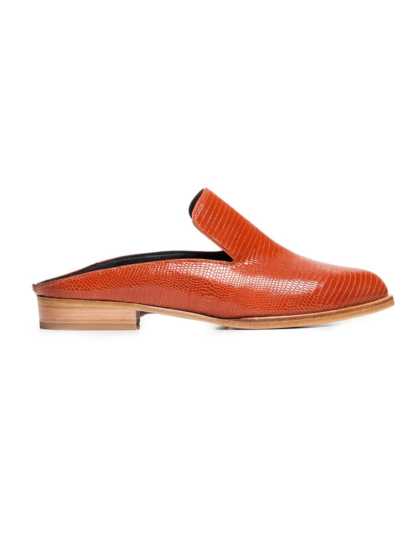 Robert Clergerie Womens Alicio Mule - Rust Robert Clergerie Womens Alicio Mule - Rust