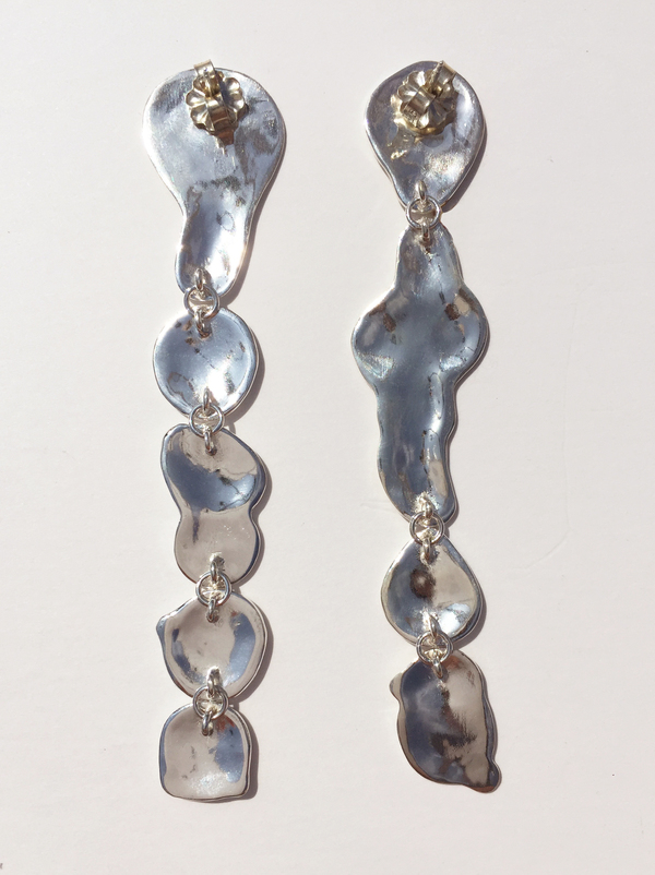 Leigh Miller Sterling Silver Drip Earrings Leigh Miller Sterling Silver Drip Earrings