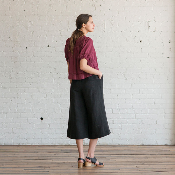Apiece Apart Taiyana Wabi Wide Leg Cropped Pant Apiece Apart Taiyana Wabi Wide Leg Cropped Pant