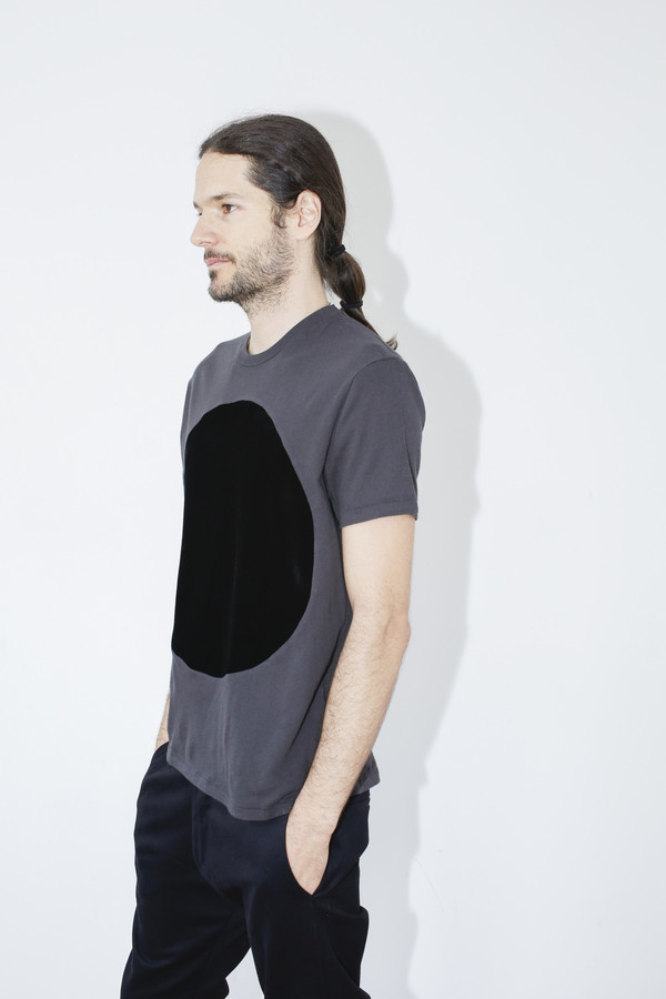 Correll Correll Velvet Circle T-shirt - Black Correll Correll Velvet Circle T-shirt - Black