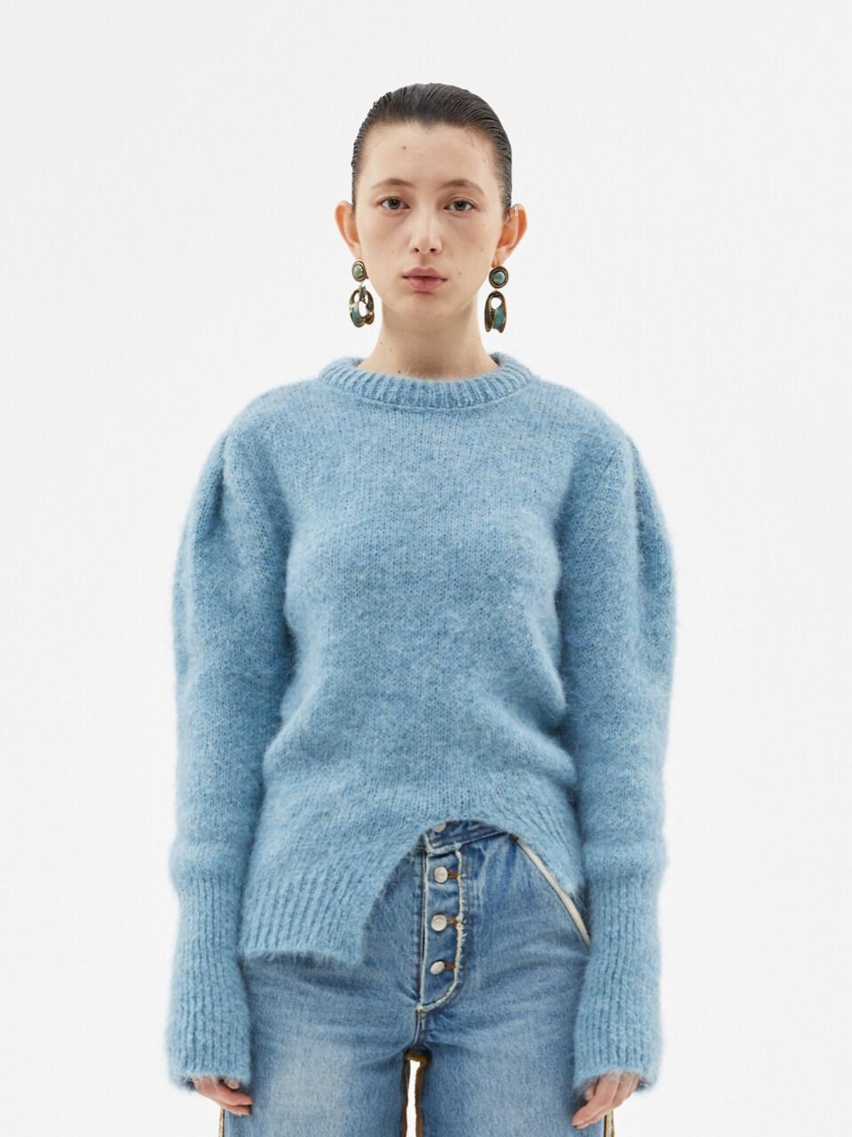 ANDERSSON BELL Roya Alpaca Puff Sleeve 