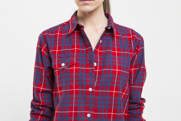 Bridge & Burn Bird Button-Down in Red Plaid Bridge & Burn Bird Button-Down in Red Plaid