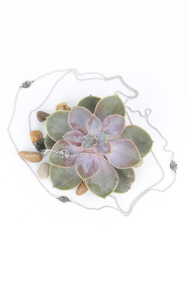 Oliver Kelly Wrap Necklace Rose Oliver Kelly Wrap Necklace Rose