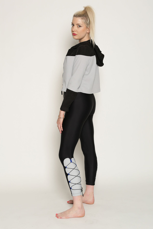 Chromat Accelerator Bungee Pant in Black/Grey Chromat Accelerator Bungee Pant in Black/Grey