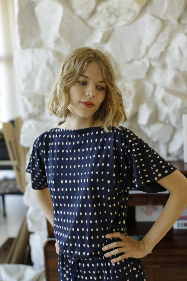 Calder Blake Georgia Dress in Dot Print Calder Blake Georgia Dress in Dot Print