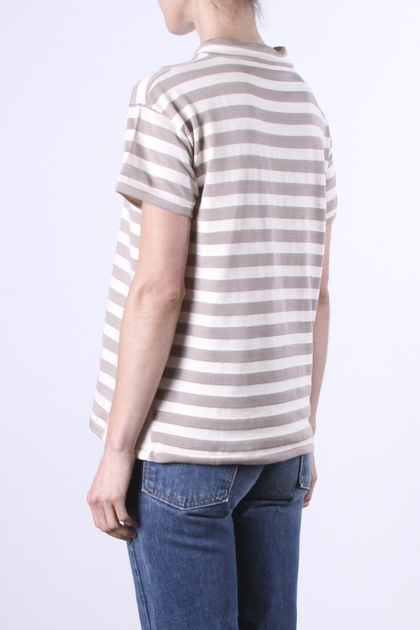 Calder Blake Helen Tee in Earthworks Stripe Calder Blake Helen Tee in Earthworks Stripe