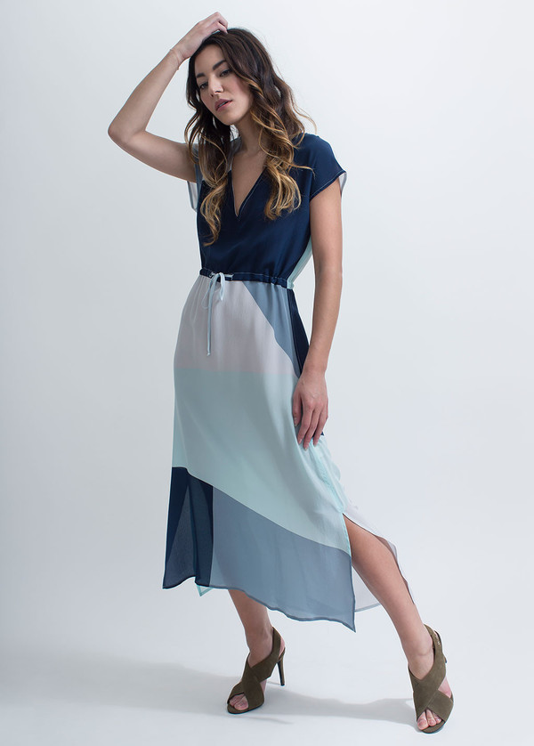 Ali Golden Drawstring Dress Ali Golden Drawstring Dress