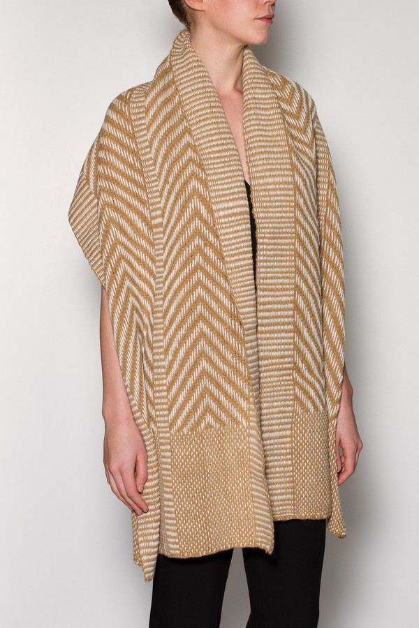 VOZ Shawl Chevron Wool Blend VOZ Shawl Chevron Wool Blend