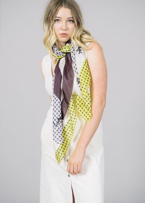 Baum und Pferdgarten Lacey Printed Silk Scarf Baum und Pferdgarten Lacey Printed Silk Scarf