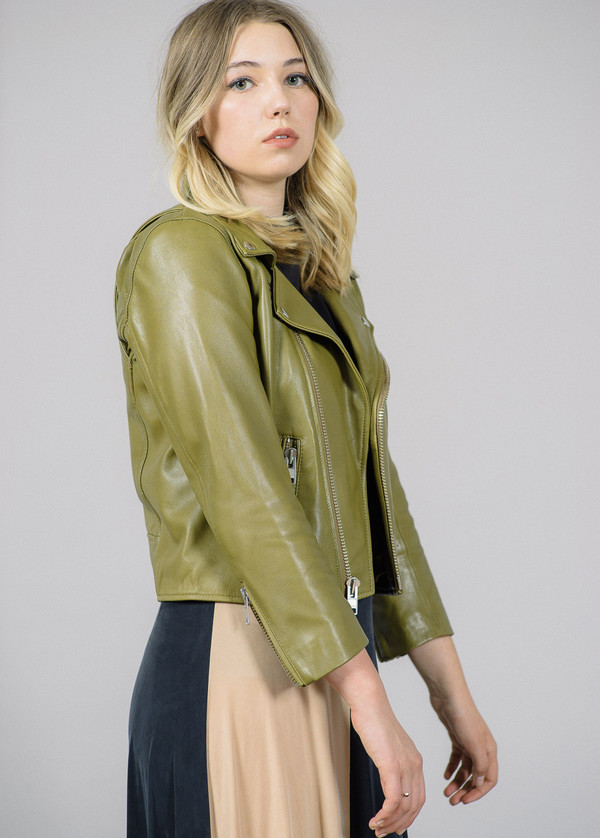 Ganni Passion Biker Leather Jacket Ganni Passion Biker Leather Jacket