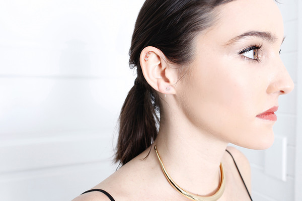 Gabriela Artigas Pave Triple Shooting Star Earrings Gabriela Artigas Pave Triple Shooting Star Earrings
