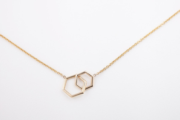 Hortense Together Hexagon Necklace Hortense Together Hexagon Necklace