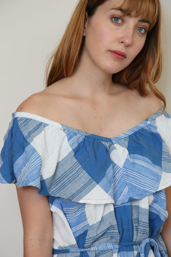 ace & jig adriatic dress in banner ace & jig adriatic dress in banner