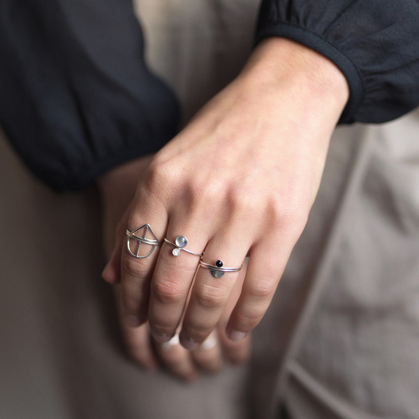 Hart + Stone Terra Lacuna Moonstone Ring Hart + Stone Terra Lacuna Moonstone Ring