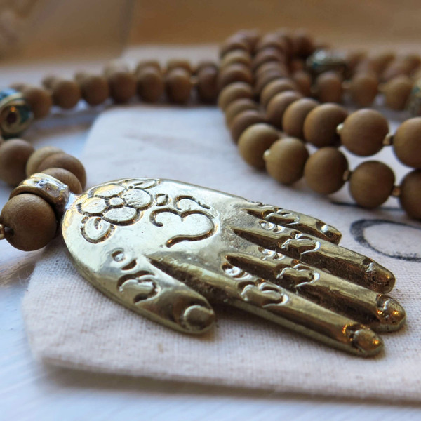 Shanti Collective Buddah Hand Mala Shanti Collective Buddah Hand Mala