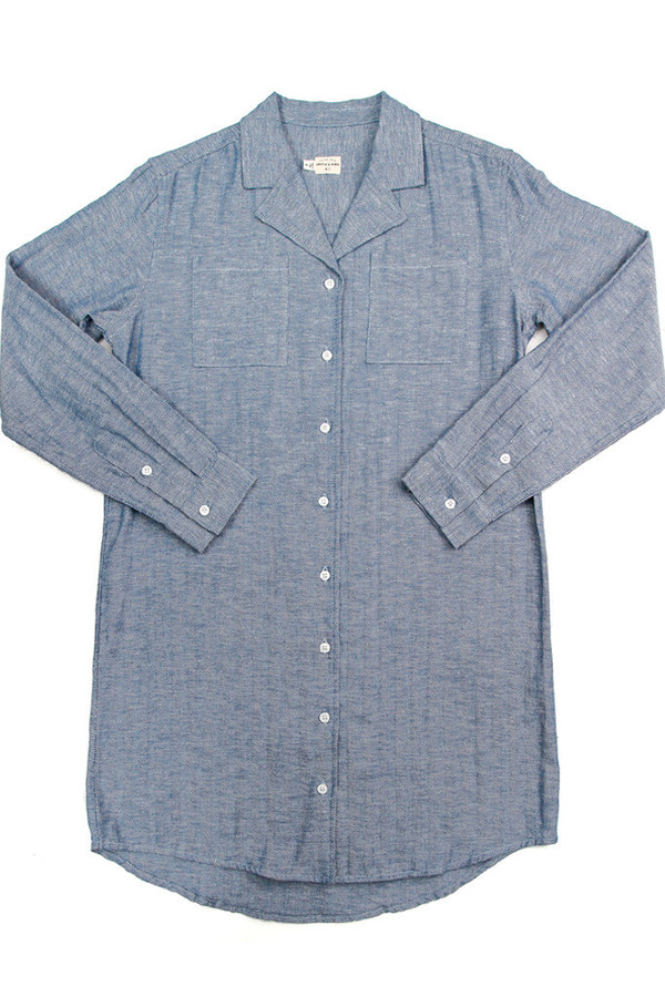 Bridge & Burn Cunningham Herringbone Chambray Bridge & Burn Cunningham Herringbone Chambray