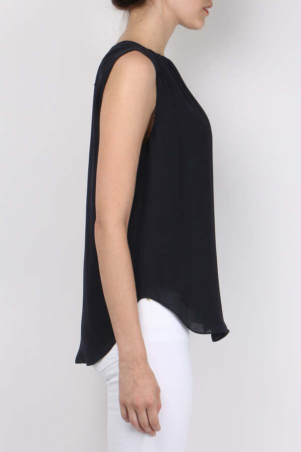 L'agence Abella S/L Keyhole Blouse L'agence Abella S/L Keyhole Blouse